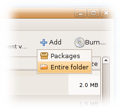 add button
