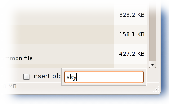 finding in the gtklist