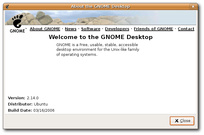 Gnome 2.14 Gnome 2.14